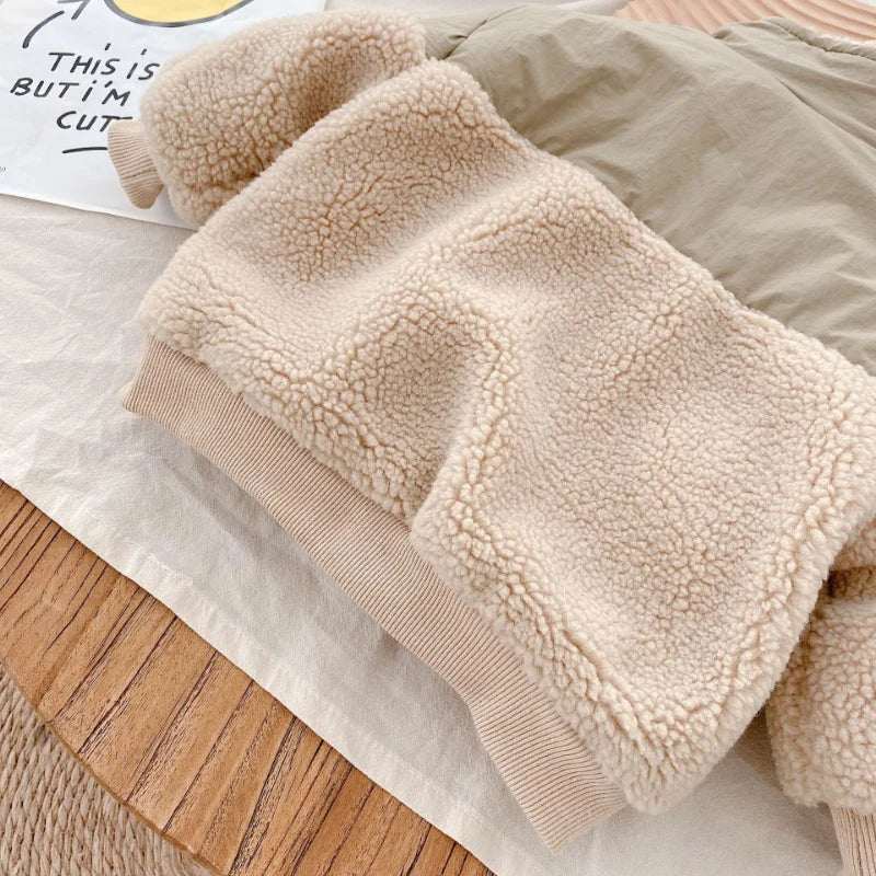 Fleece Lamswol Jas – Super Warm en Comfortabel voor Kinderen – Duurzaam en Machinewasbaar 5