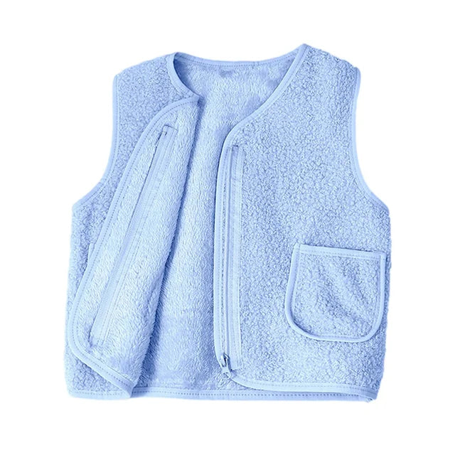 Gilet – Warm en Comfortabel Lamswol Look, Ideaal voor Koude Dagen – Geschikt voor Baby's en Kinderen 11