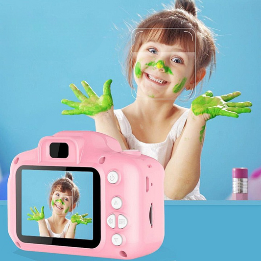 Kindercamera – Schokbestendig ABS, 1080P HD Dual Lens – Voor Creatieve Kinderen 2