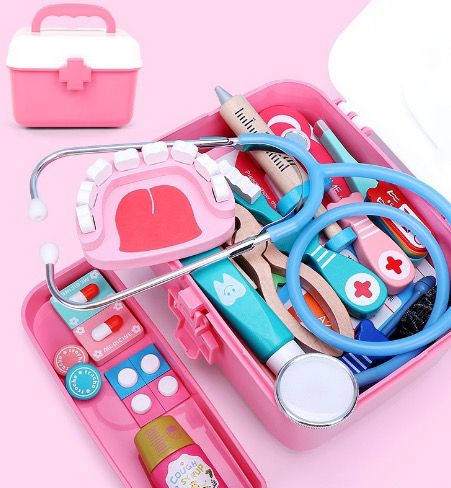 Houten Doktersset – Educatief Speelgoed voor Creativiteit en Empathie – 18 Stuks 1