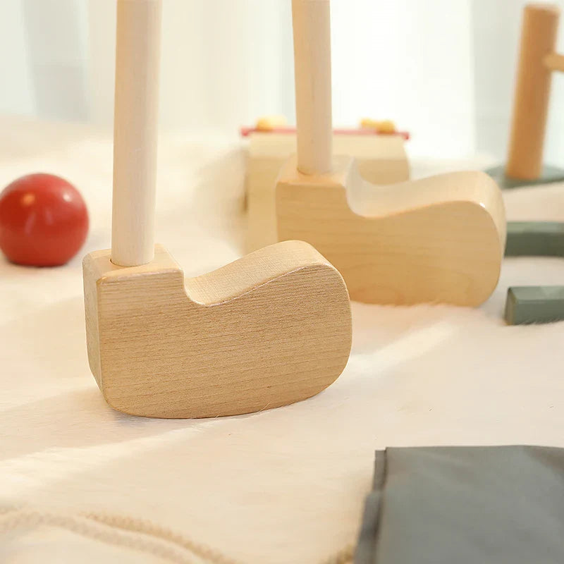 Houten Golfspel – Educatief Buitenspeelgoed voor Peuters en Kleuters – Veilig en Duurzaam Hout 2