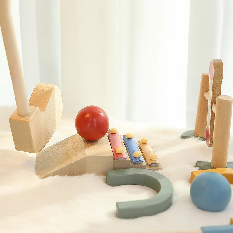Houten Golfspel – Educatief Buitenspeelgoed voor Peuters en Kleuters – Veilig en Duurzaam Hout 3