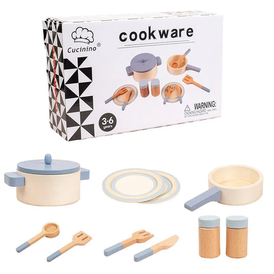 Houten Keukenaccessoires Set – Educatief Speelgoed voor Creatieve Koks – Duurzaam en Veilig Hout 5