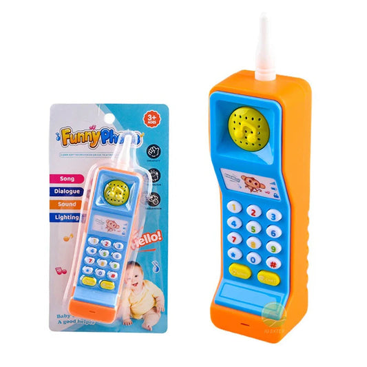 Interactieve Speeltelefoon – Muziek en Licht Ontdekken, Duurzaam en Kindvriendelijk 0