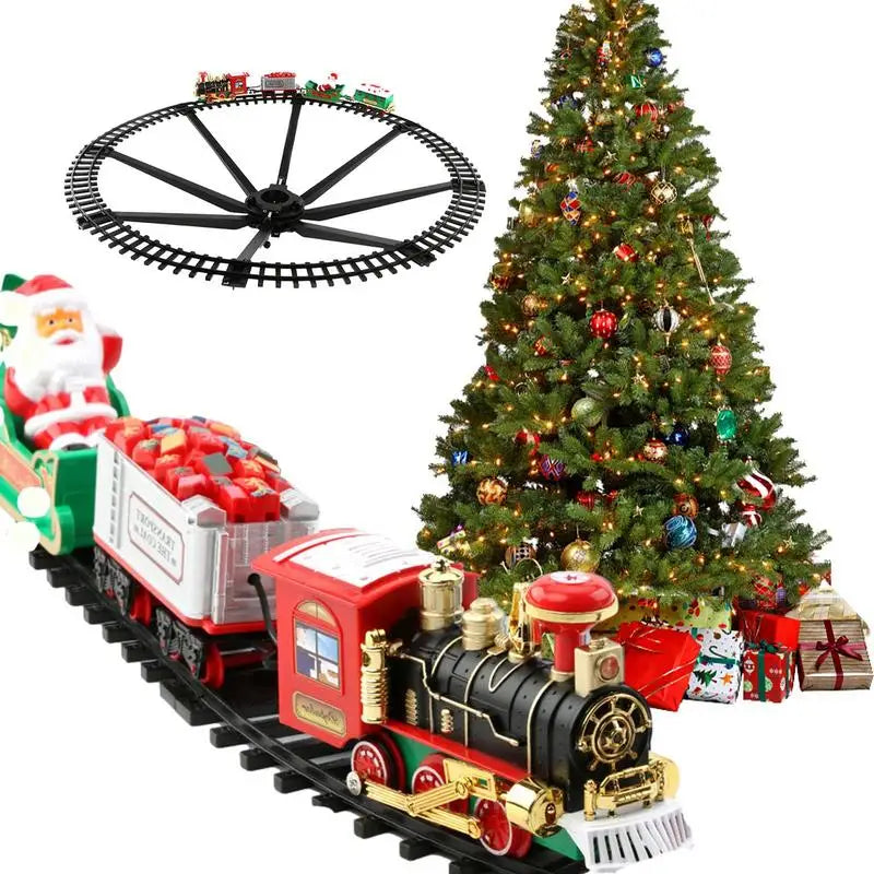 Kerstdecoratie – Houten Kersttrein voor Feestdagen, Duurzaam Ontwerp, 60 cm – Betoverend voor Elk Huis 0
