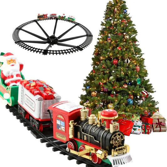 Kerstdecoratie – Houten Kersttrein voor Feestdagen, Duurzaam Ontwerp, 60 cm – Betoverend voor Elk Huis 0
