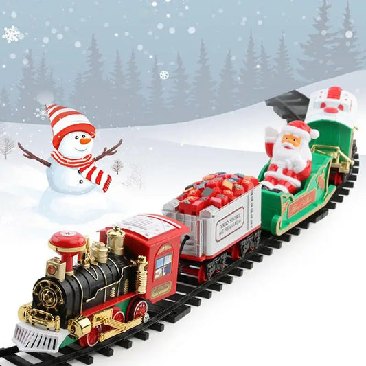 Kerstdecoratie – Houten Kersttrein voor Feestdagen, Duurzaam Ontwerp, 60 cm – Betoverend voor Elk Huis 2