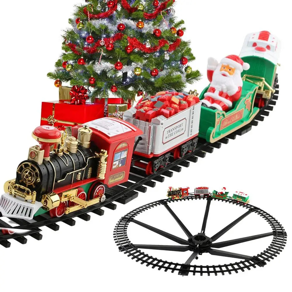 Kerstdecoratie – Houten Kersttrein voor Feestdagen, Duurzaam Ontwerp, 60 cm – Betoverend voor Elk Huis 5