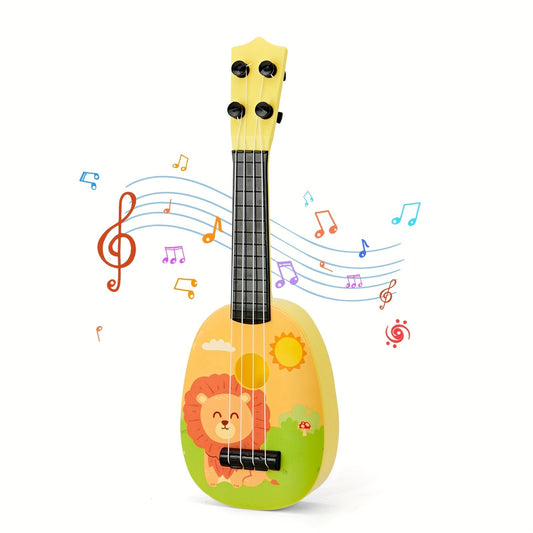Kinder Ukulele – Vrolijk Dierenontwerp, Lichtgewicht en Veilig – Perfect voor Kindermuziek Instrumenten 0