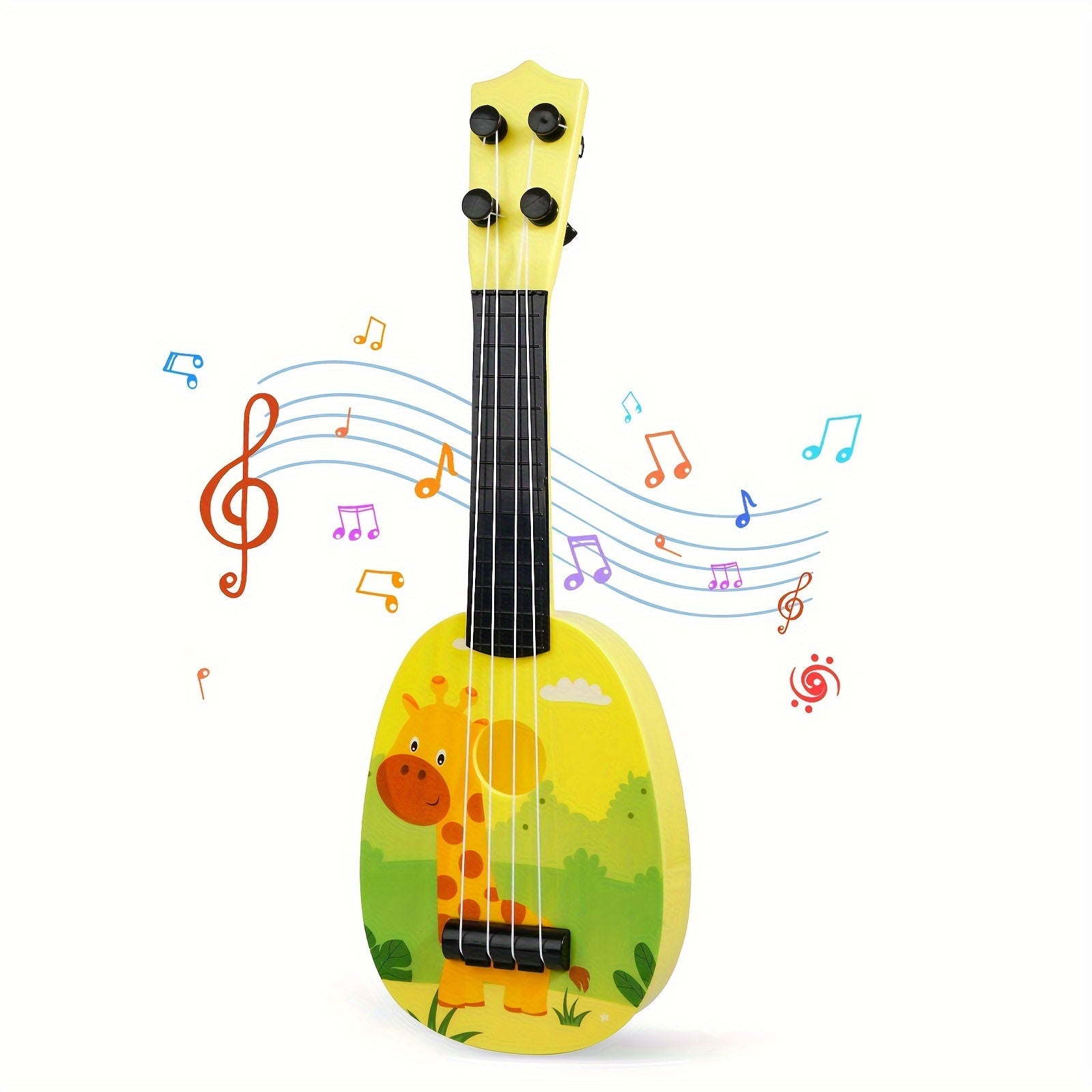 Kinder Ukulele – Vrolijk Dierenontwerp, Lichtgewicht en Veilig – Perfect voor Kindermuziek Instrumenten 6