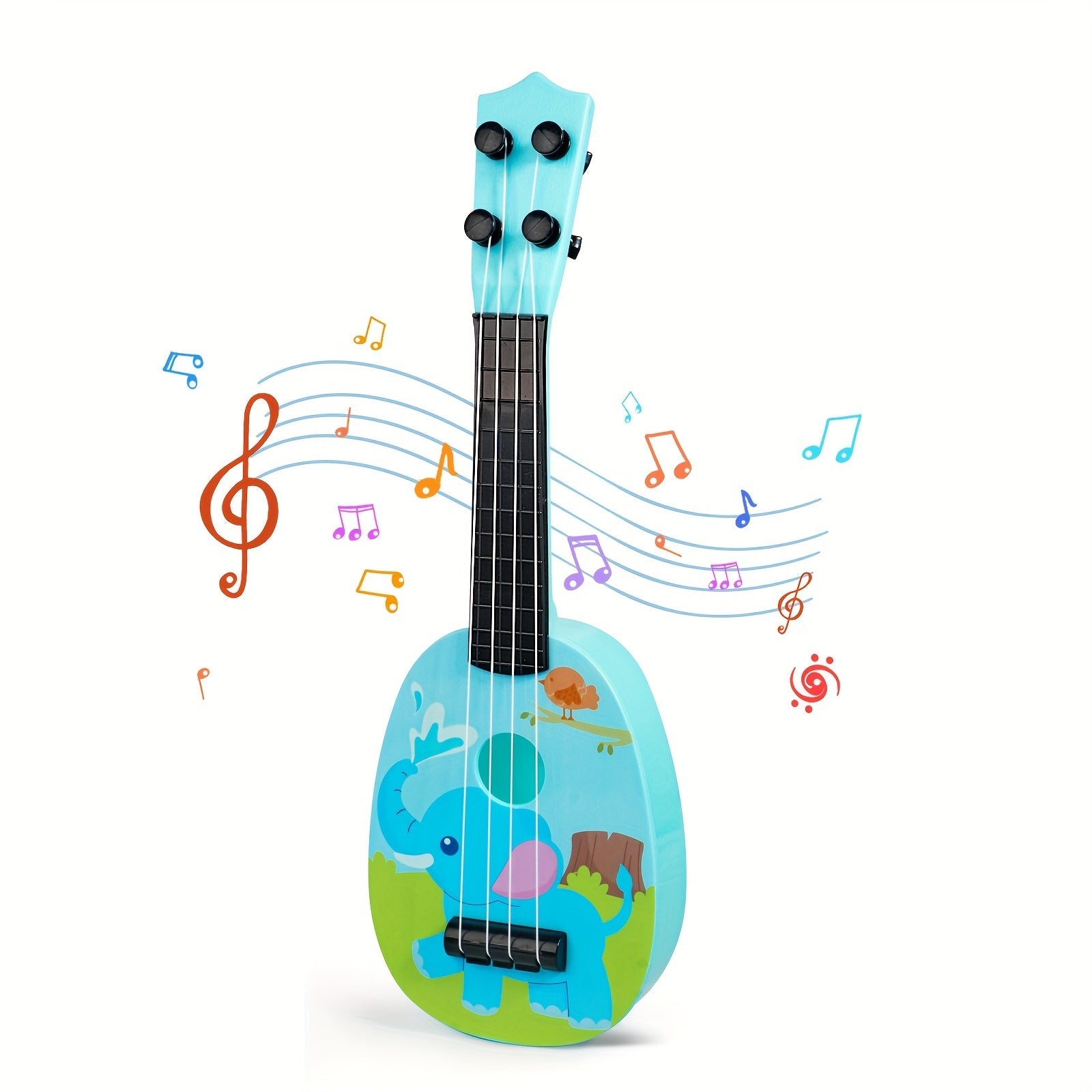 Kinder Ukulele – Vrolijk Dierenontwerp, Lichtgewicht en Veilig – Perfect voor Kindermuziek Instrumenten 8