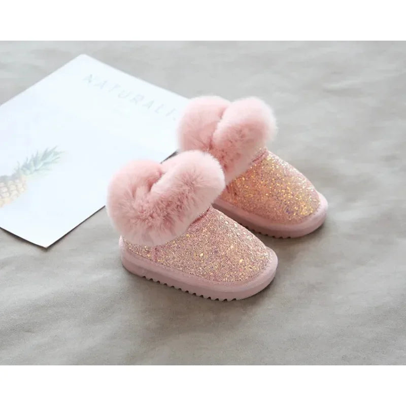 Kinder Winterschoenen – Warm en Comfortabel met Glitter Accenten – Duurzame Materialen voor Koude Dagen 0