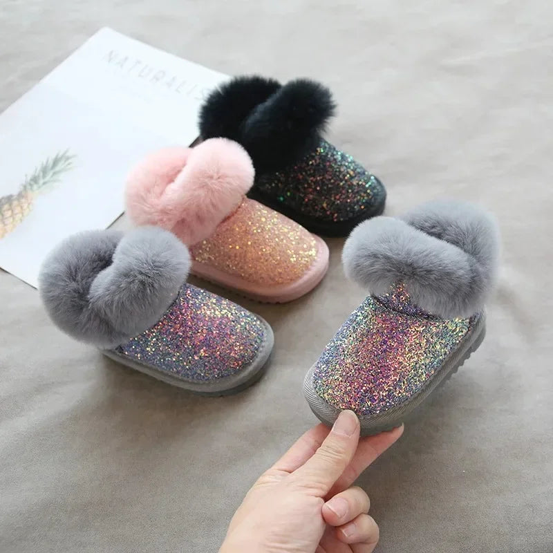 Kinder Winterschoenen – Warm en Comfortabel met Glitter Accenten – Duurzame Materialen voor Koude Dagen 4