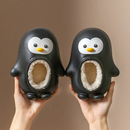 Kinderen Pantoffels – Comfortabel Pinguïn Ontwerp, Antislipzool, Zacht EVA Materiaal voor Binnengebruik 0