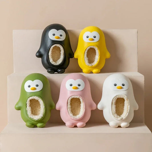 Kinderen Pantoffels – Comfortabel Pinguïn Ontwerp, Antislipzool, Zacht EVA Materiaal voor Binnengebruik 4