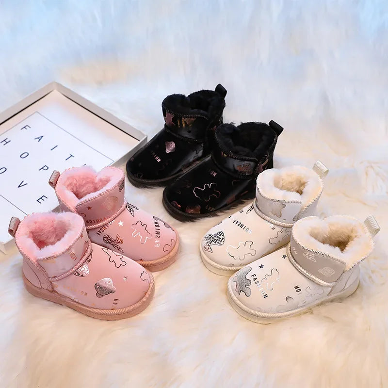 Kinderschoenen – Waterdichte Snowboots met Trendy Print – Ideaal voor Winteravonturen 2