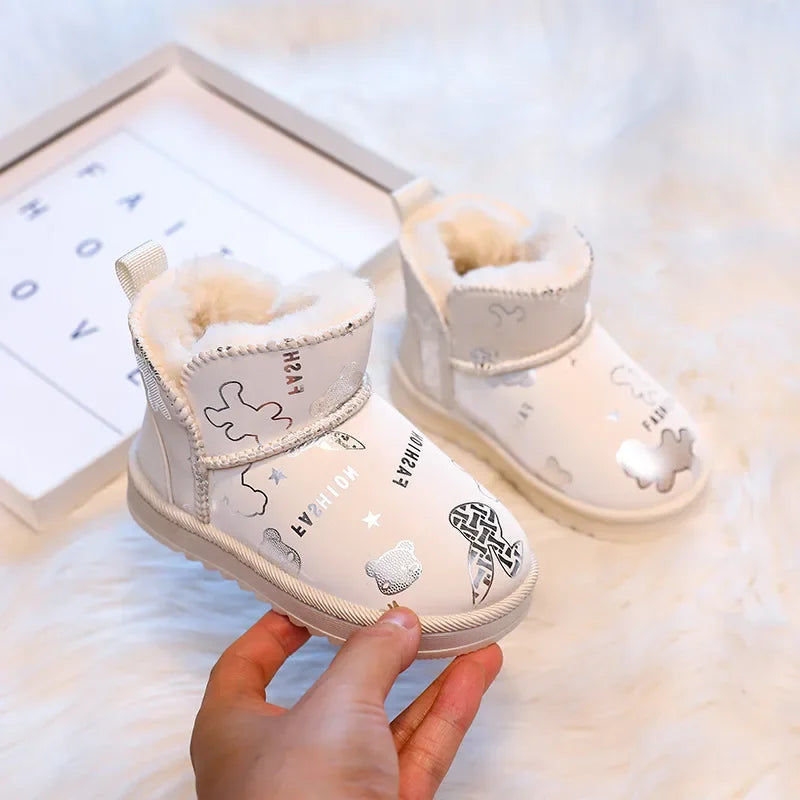 Kinderschoenen – Waterdichte Snowboots met Trendy Print – Ideaal voor Winteravonturen 4