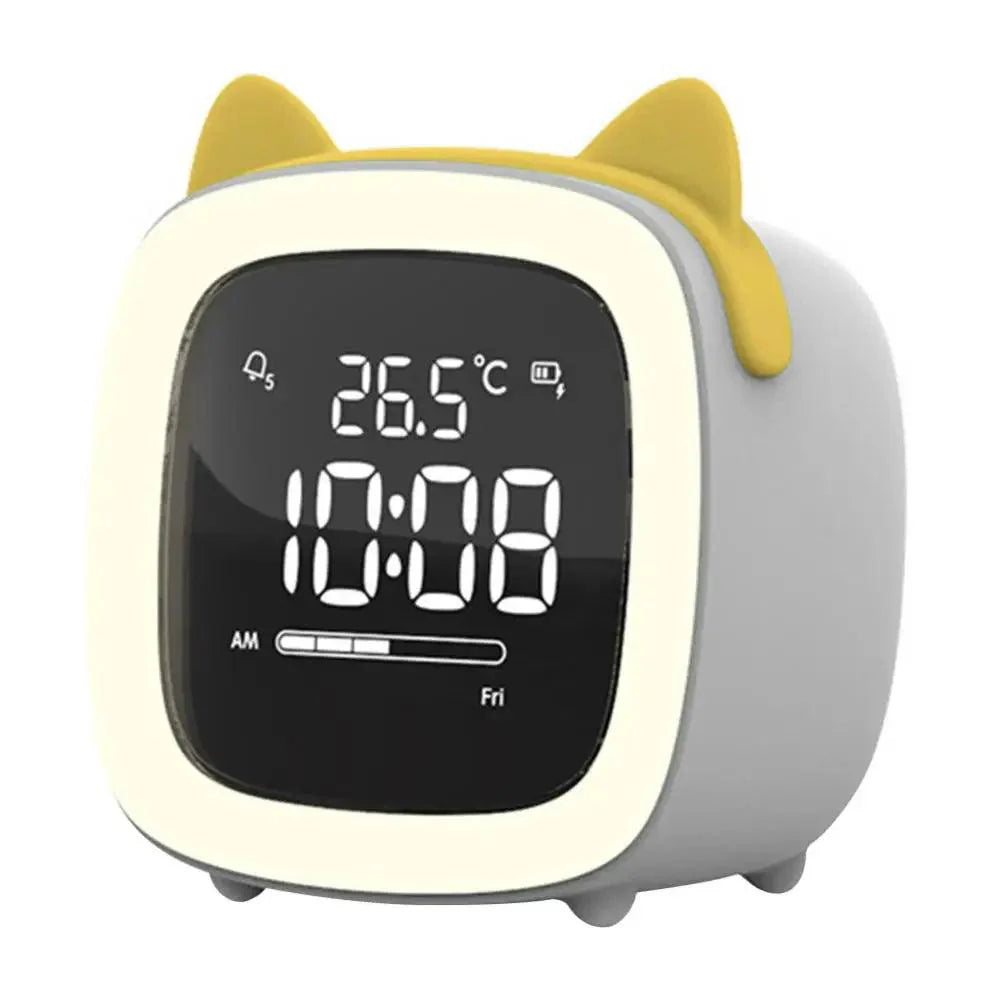 LED Wekkerlamp – Schattig Konijnontwerp met Oplaadbare Batterij en Nachtlampfunctie – Ideaal voor Kinderen 17