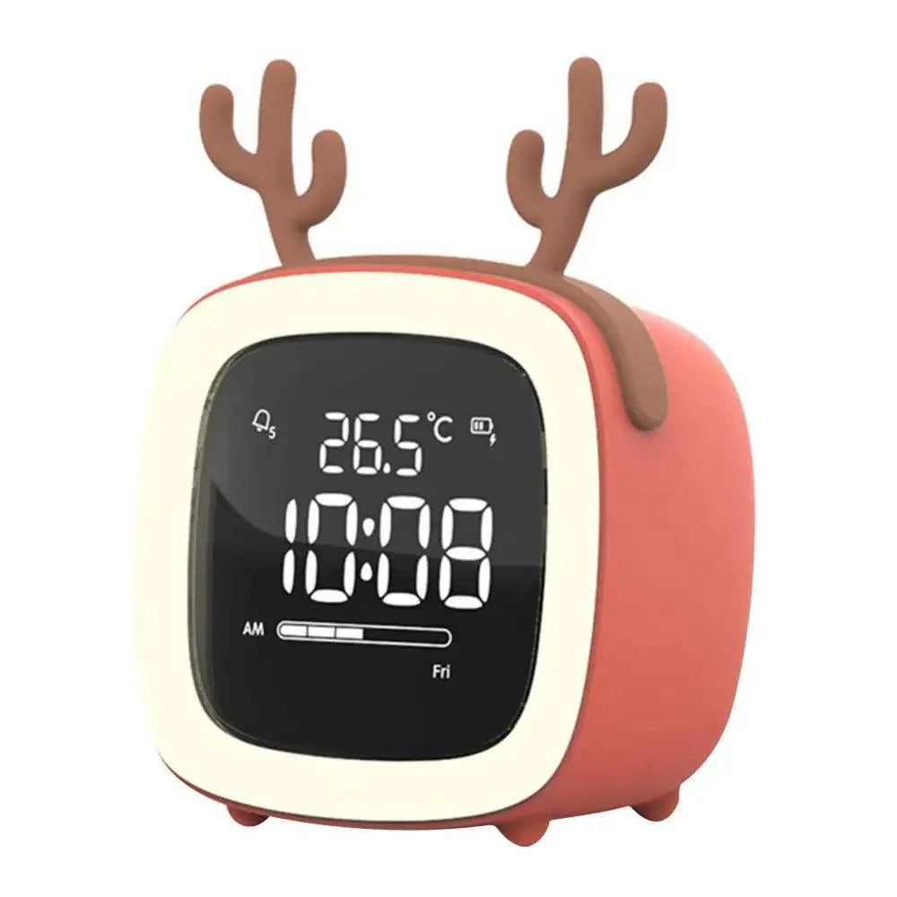 LED Wekkerlamp – Schattig Konijnontwerp met Oplaadbare Batterij en Nachtlampfunctie – Ideaal voor Kinderen 7