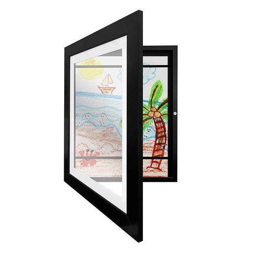 Magnetisch Kunstlijst – Houten Frame voor Creatieve Kunstwerken – Eenvoudig Wisselen en Bewaren 0