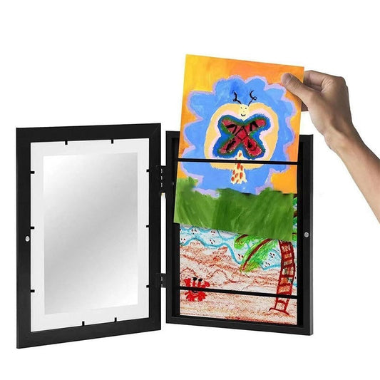 Magnetisch Kunstlijst – Houten Frame voor Creatieve Kunstwerken – Eenvoudig Wisselen en Bewaren 1