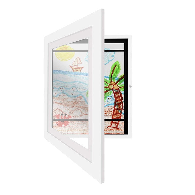 Magnetisch Kunstlijst – Houten Frame voor Creatieve Kunstwerken – Eenvoudig Wisselen en Bewaren 6