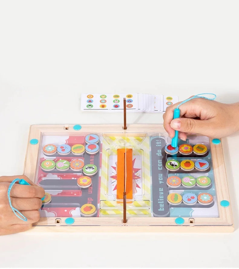 Magnetisch Labyrint – Houten Speelgoed voor Hand-Oog Coördinatie en Logisch Denken 2