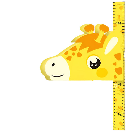 Magnetische Meetlat – Speelse Groeimeter met Dierfiguren en Verplaatsbare Stickers 0