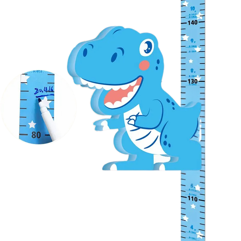Magnetische Meetlat – Speelse Groeimeter met Dierfiguren en Verplaatsbare Stickers 3