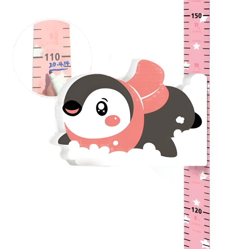Magnetische Meetlat – Speelse Groeimeter met Dierfiguren en Verplaatsbare Stickers 5