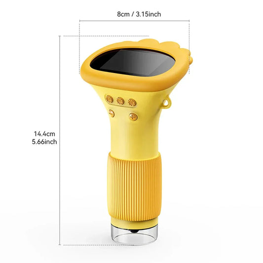 Microscoop – 1000x Vergroting, Ingebouwde Camera en Verstelbare LED-Verlichting – Ideaal voor Onderzoek 0