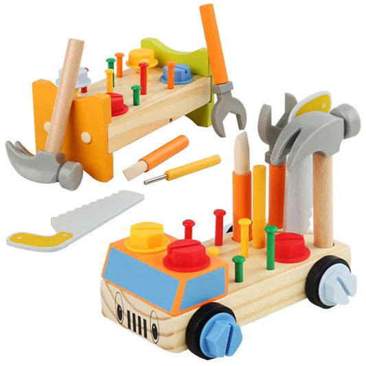 Montessori Schroefbord – Educatief Speelgoed van Hout voor Creatieve Ontwikkeling en Fijne Motoriek 0