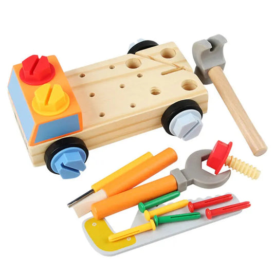 Montessori Schroefbord – Educatief Speelgoed van Hout voor Creatieve Ontwikkeling en Fijne Motoriek 1