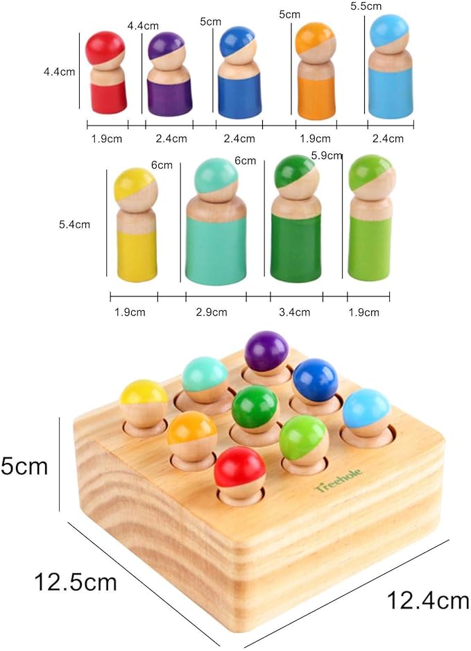 Montessori Sorteerbord – Educatief Speelgoed van Duurzaam Hout voor Creatieve Ontwikkeling 2