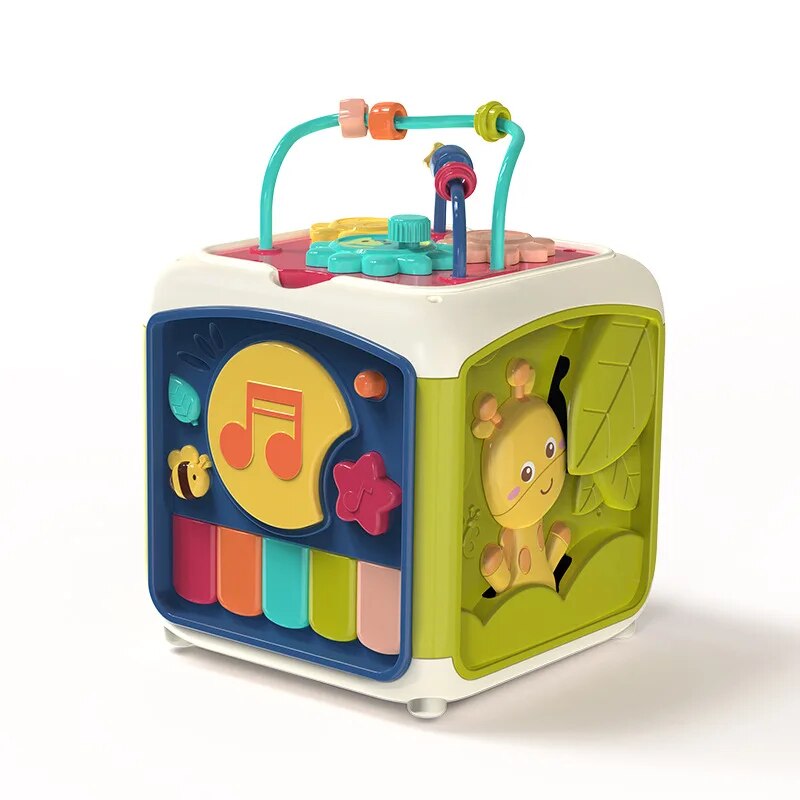 Montessori Speelkubus – Interactieve Motoriek en Zintuigen Stimulatie – Duurzaam en Veilig Ontwerp 0