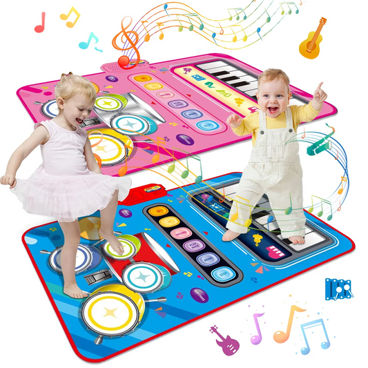 Muziek Speelmat – Interactieve Mat met Vijf Instrumenten, Duurzaam en Veilig – Stimuleert Creativiteit 0