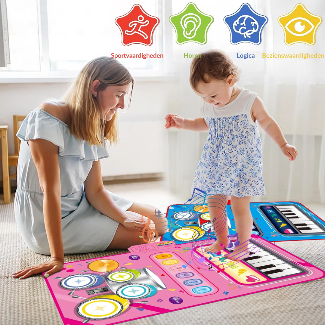 Muziek Speelmat – Interactieve Mat met Vijf Instrumenten, Duurzaam en Veilig – Stimuleert Creativiteit 2