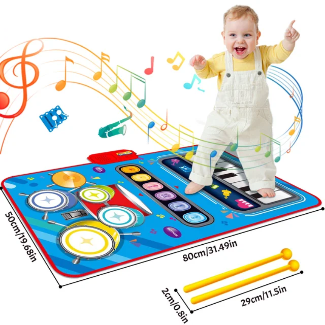 Muziek Speelmat – Interactieve Mat met Vijf Instrumenten, Duurzaam en Veilig – Stimuleert Creativiteit 5