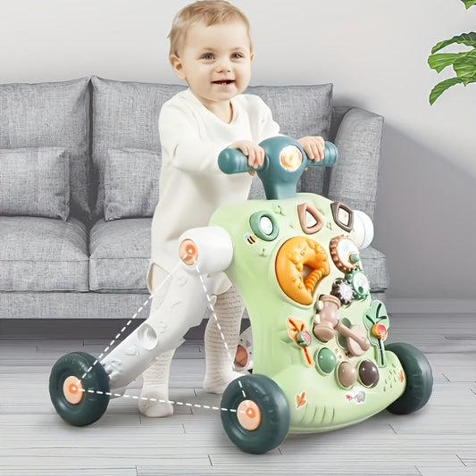 Muzikale Loopwagen – Educatief Speelgoed met Anti-Kantel Ontwerp en Interactieve Geluiden 1