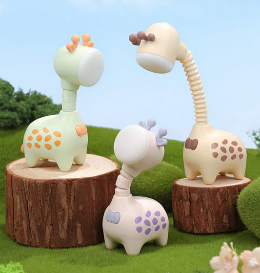 Nachtlampje Babykamer – Zacht Siliconen Giraffe Ontwerp, USB Oplaadbaar, Warm Licht 1