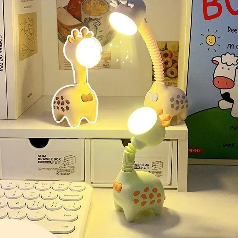 Nachtlampje Babykamer – Zacht Siliconen Giraffe Ontwerp, USB Oplaadbaar, Warm Licht 3
