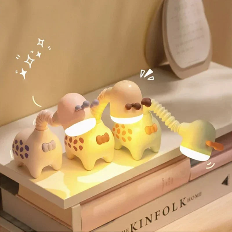 Nachtlampje Babykamer – Zacht Siliconen Giraffe Ontwerp, USB Oplaadbaar, Warm Licht 4