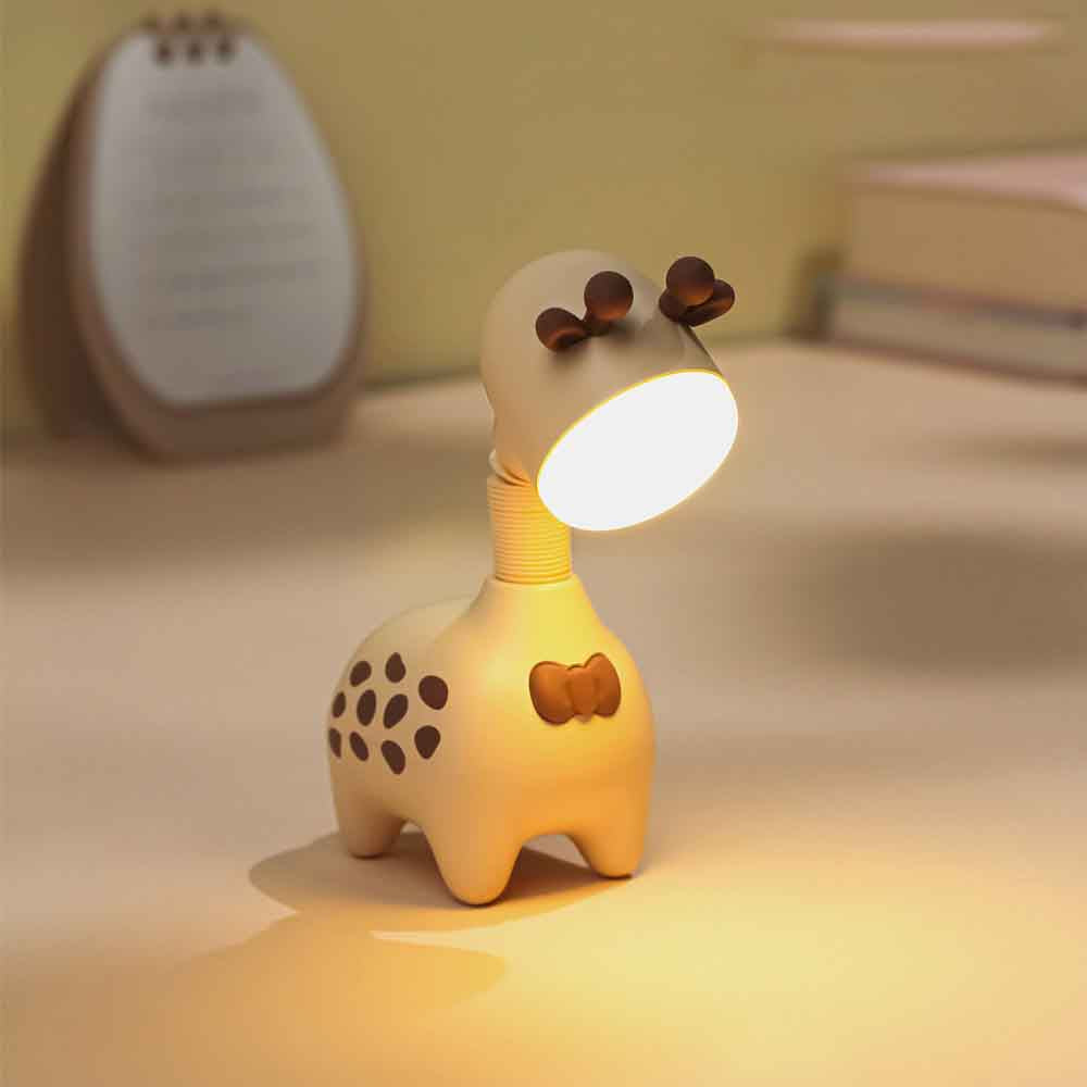 Nachtlampje Babykamer – Zacht Siliconen Giraffe Ontwerp, USB Oplaadbaar, Warm Licht 7