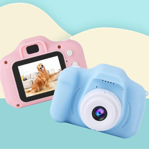 Kindercamera – Schokbestendig ABS, 1080P HD Dual Lens – Voor Creatieve Kinderen 3