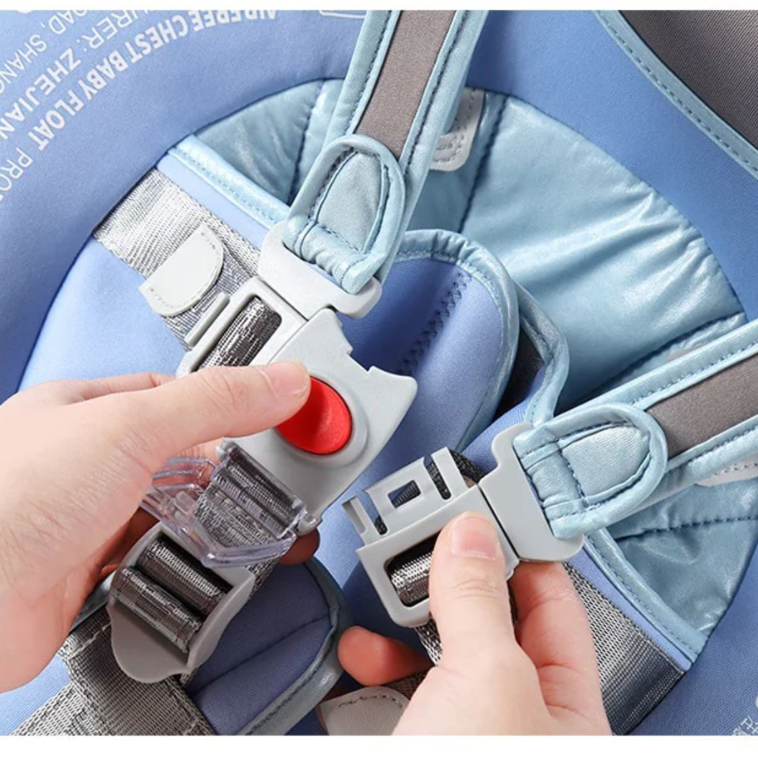 Baby Zwem Trainer – Veilig Ontwerp met Afneembare UV-Luifel, Waterdicht PearlFoam™ – Geschikt voor 3 Maanden tot 2 Jaar-5