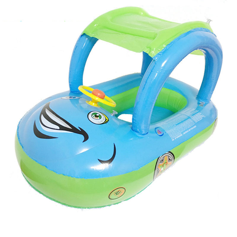 Opblaasbare Boot – Duurzaam Ontwerp met Zonnescherm, Veilig en Comfortabel voor Kinderen 3