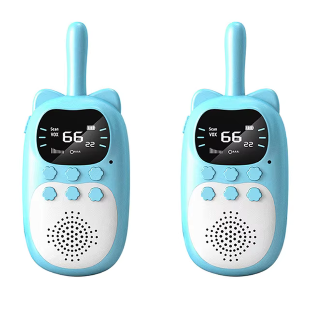 Oplaadbare Walkie Talkies – Bereik tot 3 km, Robuust en Gebruiksvriendelijk – Perfect voor Kinderen 0