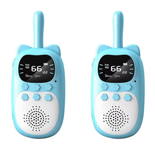 Oplaadbare Walkie Talkies – Bereik tot 3 km, Robuust en Gebruiksvriendelijk – Perfect voor Kinderen 0