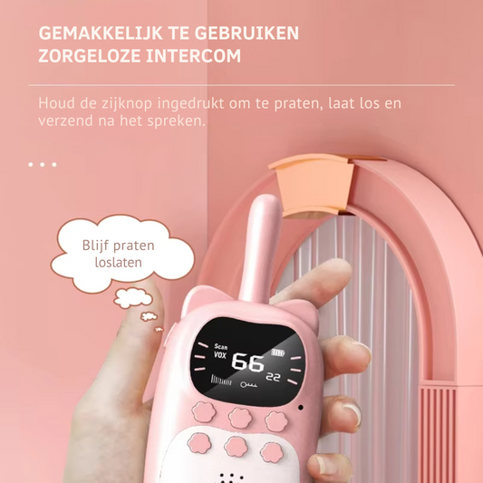 Oplaadbare Walkie Talkies – Bereik tot 3 km, Robuust en Gebruiksvriendelijk – Perfect voor Kinderen 2