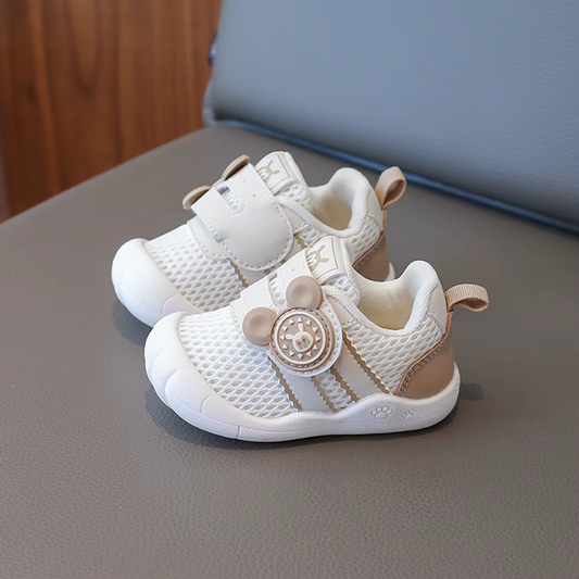 Peuterschoenen – Ademend Mesh, Ergonomisch Ontwerp met Antislipzool voor Comfortabele Eerste Stapjes 0